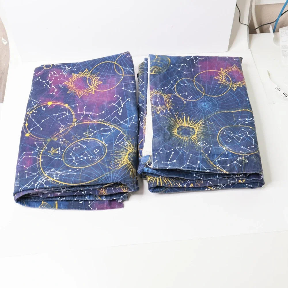 VTG Celestial Astrology Constellation Sun Moon Curtains 61x42